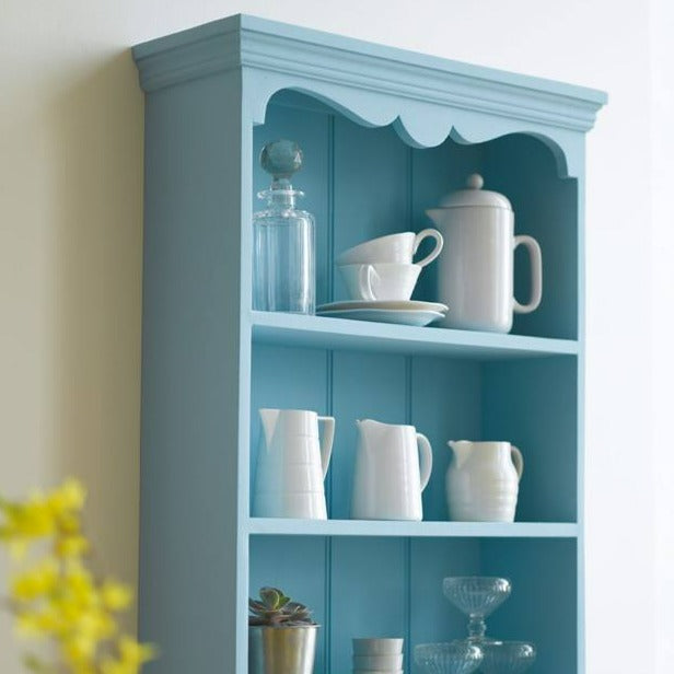 Little Greene Blue Verditer No. 104 is a beautiful blue paint colour. Blue furniture paint colour. Buy Little Greene paint online.
