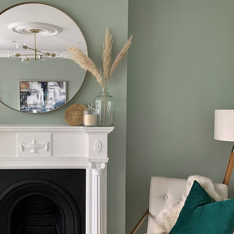 Sobek 587 Paint And Paper Library green living room paint colour from Paint Online