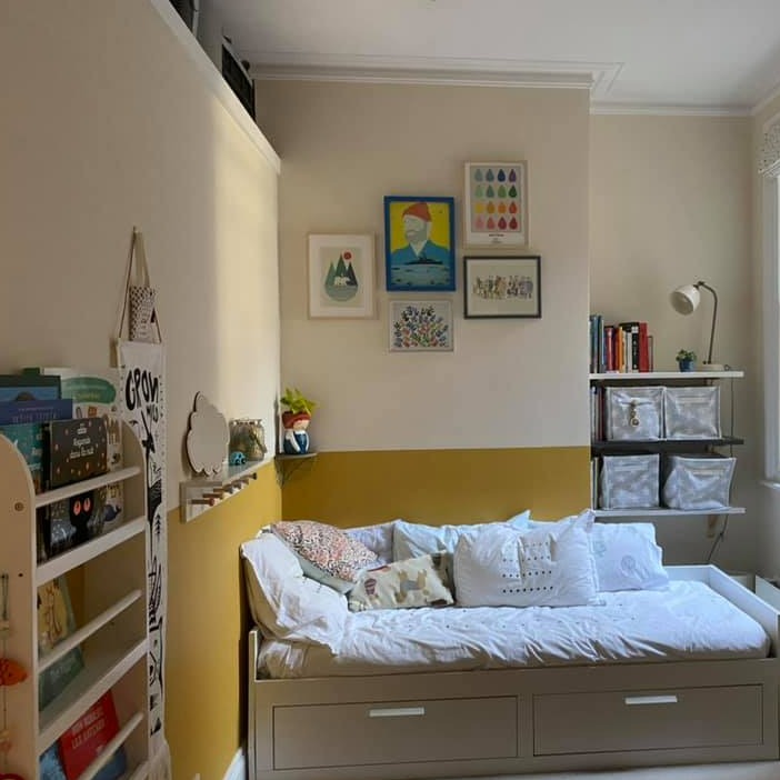 Little Greene Yellow Pink No. 46 kids bedroom paint colour. Buy Little Greene Yellow Pink paint online.