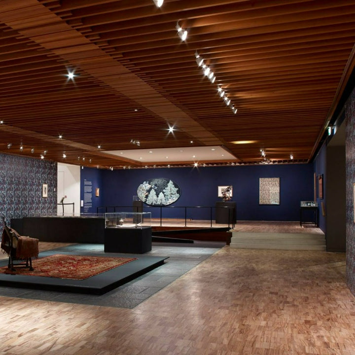 Little Greene Thai Sapphire No. 116 is a very dark blue paint colour with deep purple tones. Feature wall paint colour. Buy Little Greene paint online.