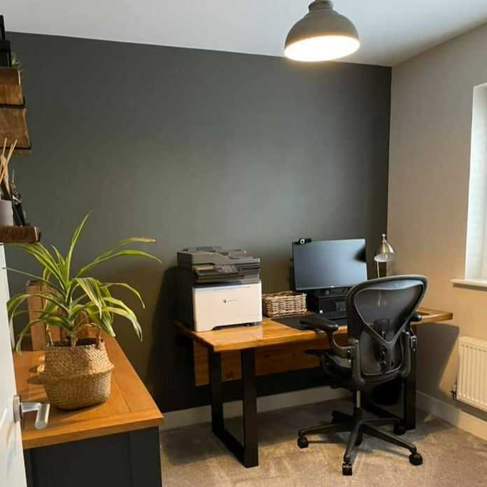 Pompeian Ash No. 293 Home Office Colour. Little Greene Pompeian Ash No. 293 is a dark grey-green paint colour. Order Little Greene Pompeian Ash online in Ireland.