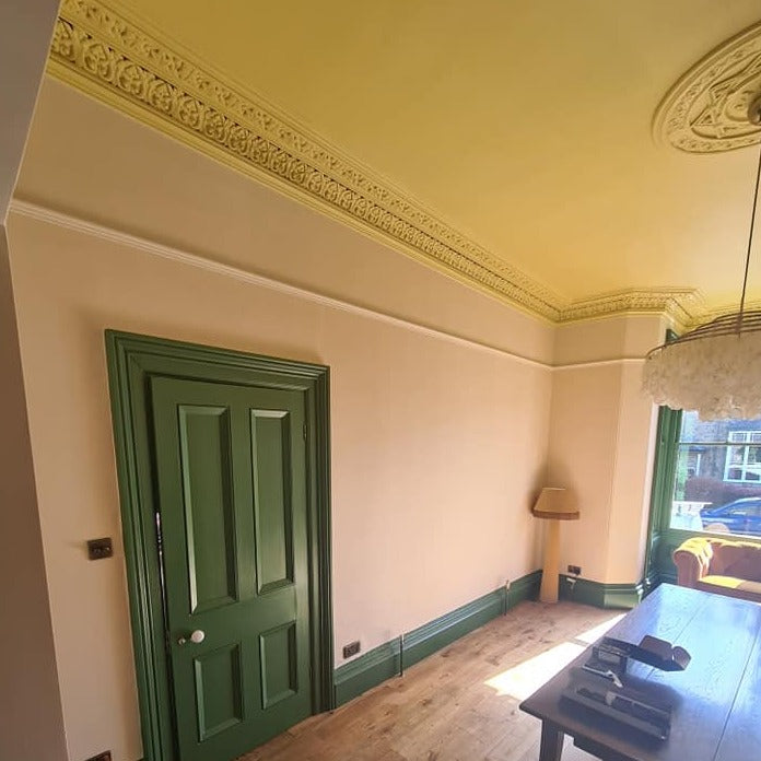 Parasol Paint And Paper Library yellow ceiling paint colour from Paint Online