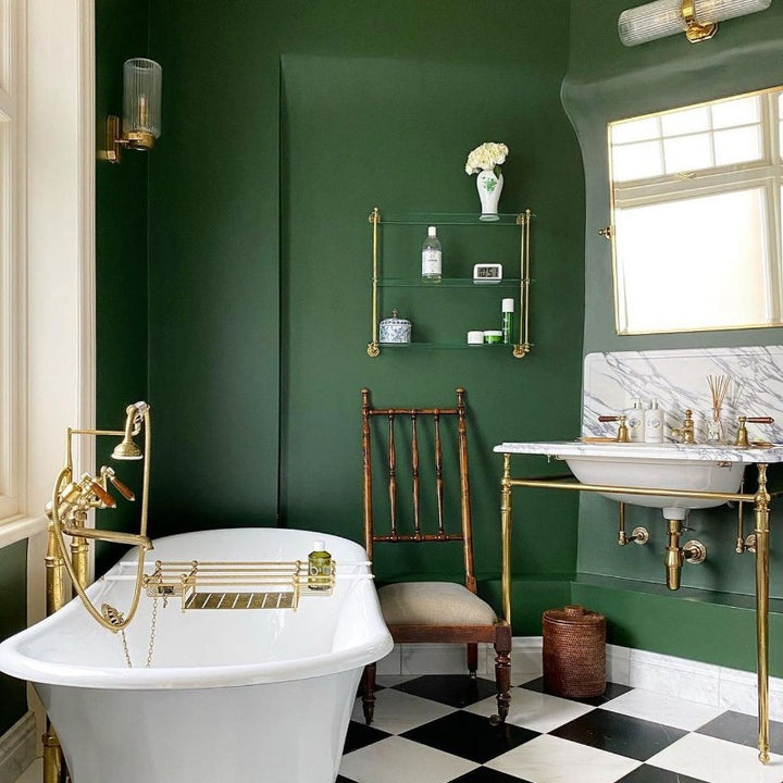 Duck Green Farrow & Ball Paint Duck Green Farrow & Ball bathroom paint colour from Paint Online