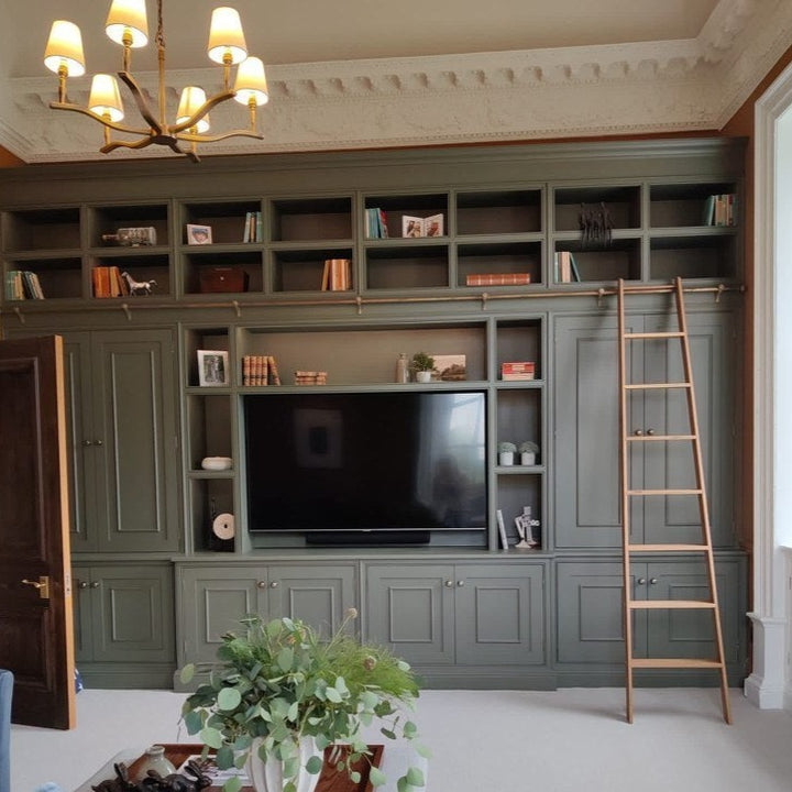 Hornblende Paint And Paper Library Paint Colour No. 186. Green cabinet paint colour.