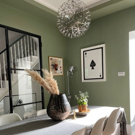 Greenback - Paint And Paper Library Paint Colour No. 579. Green dining room paint colour.
