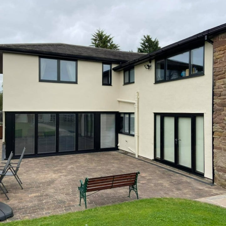 Little Greene Travertine Light No. 272 is a warm neutral exterior masonry paint colour. Buy Little Greene paint online.