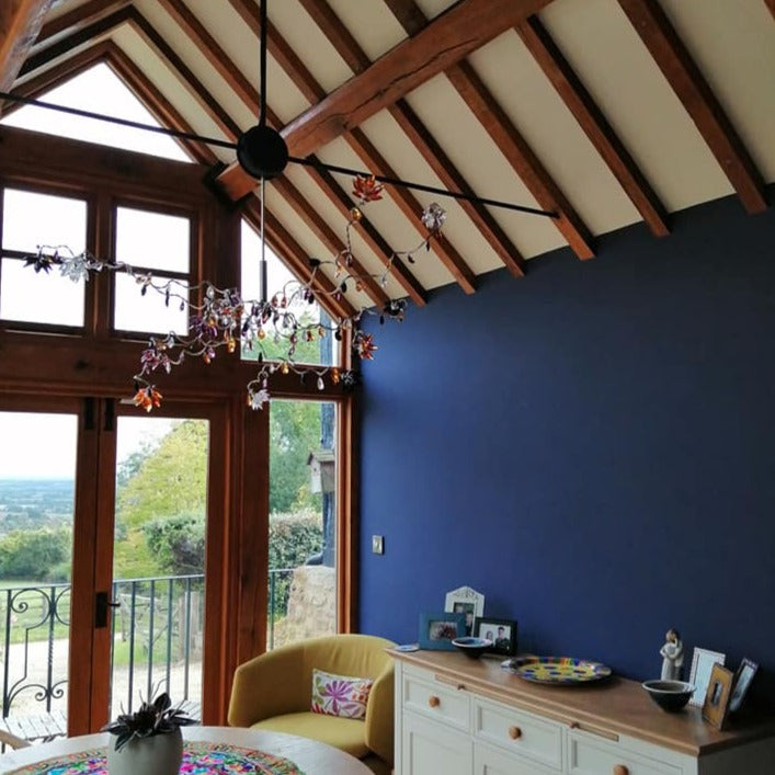 Imperial Purple Farrow & Ball dining room paint colour from Paint Online