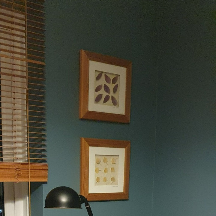 Little Greene Etruria No. 326 is an attractive blue paint colour with a slight hint of green. Little Greene Etruria 326 blue office paint colour.