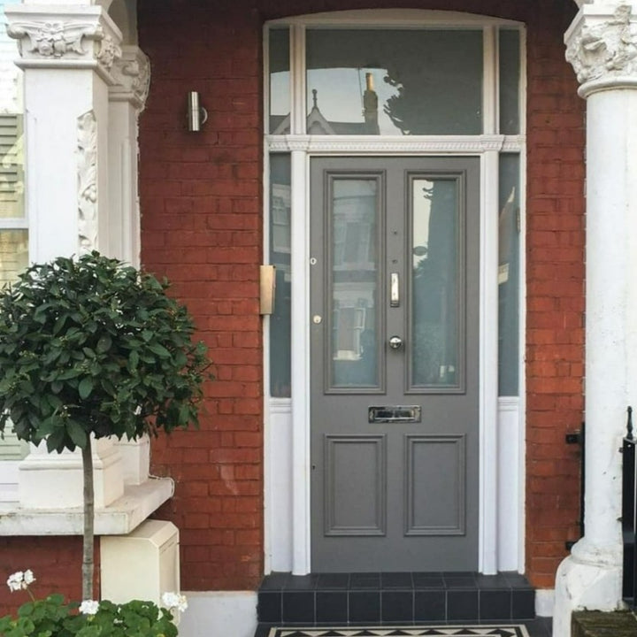 Little Greene Mid Lead Colour No. 114 is a beautiful mid grey paint colour. The darker lead colour provides a more powerful finish. Order Little Greene paint online. 