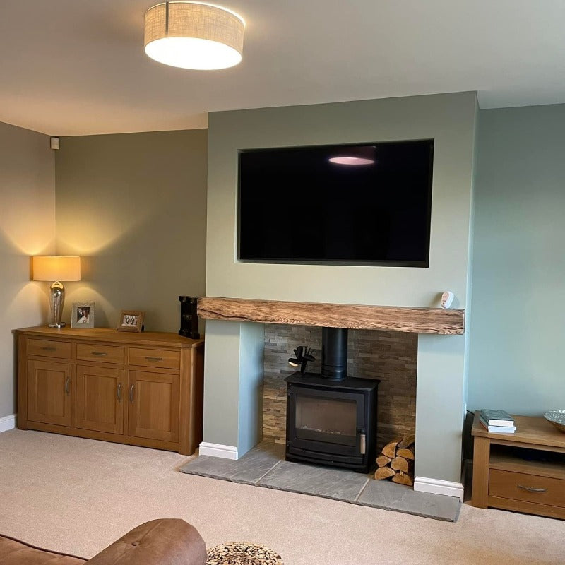 Blue Gray Farrow and Ball living room paint colour from Paint Online 
