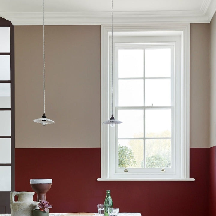 Rolling Fog Dark 160 Little Greene dining room paint colour from Paint Online