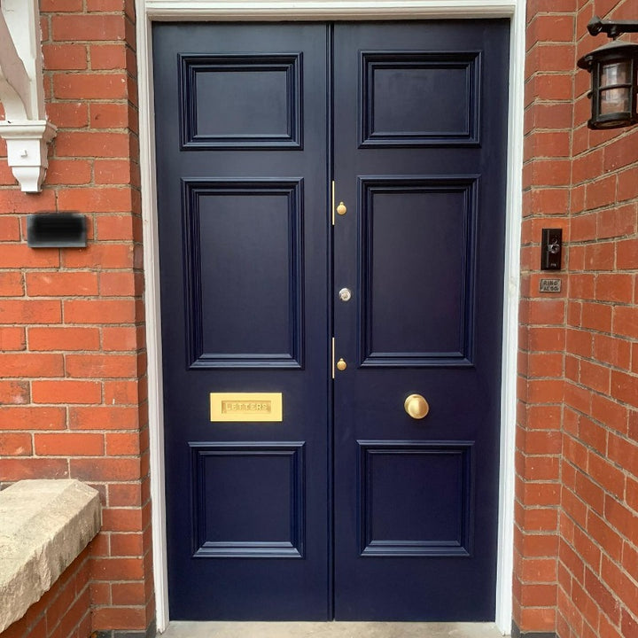 Dock Blue 252 Little Greene front door paint colour from Paint Online