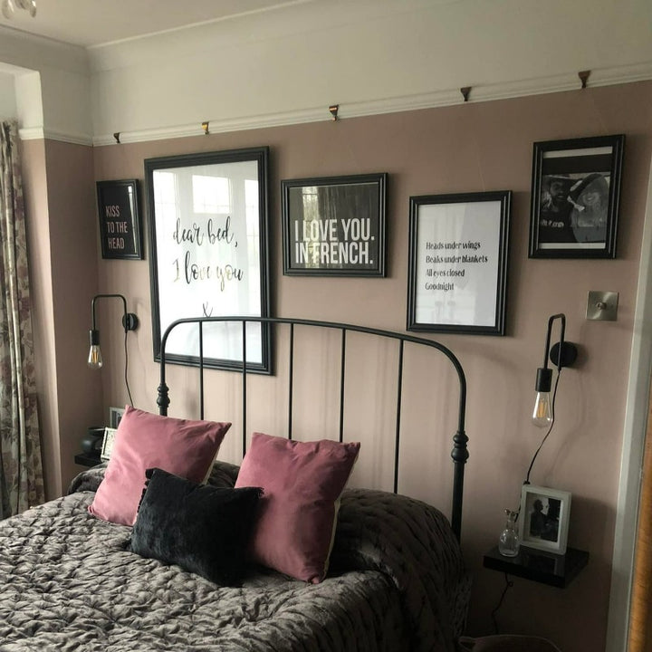 Little Greene Light Peachblossom No. 3 bedroom paint colour. A classic dusky pink. Order Little Greene paint online in Ireland now. 