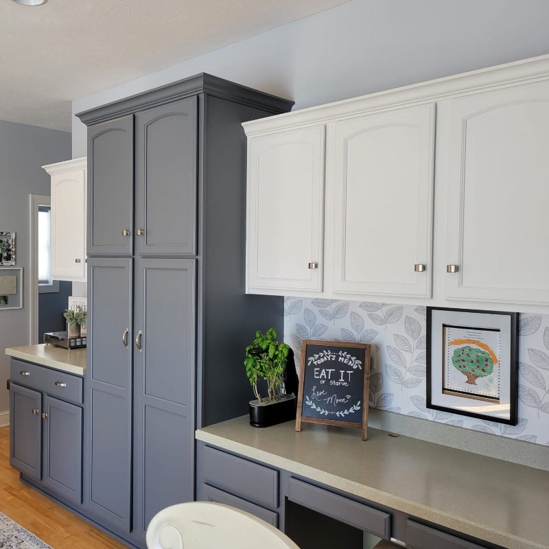 Pewter Beyond Paint. All In One Kitchen Cabinet Paint from Paint Online.  