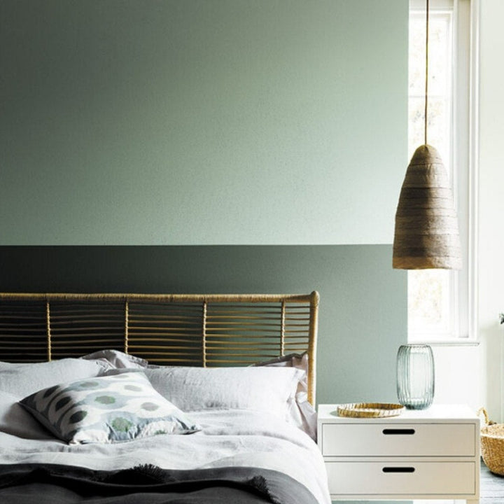 Little Greene Aquamarine Mid No. 284 is a subtle green paint colour. Buy Little Greene Aquamarine Mid bedroom paint colour paint online in Ireland.
