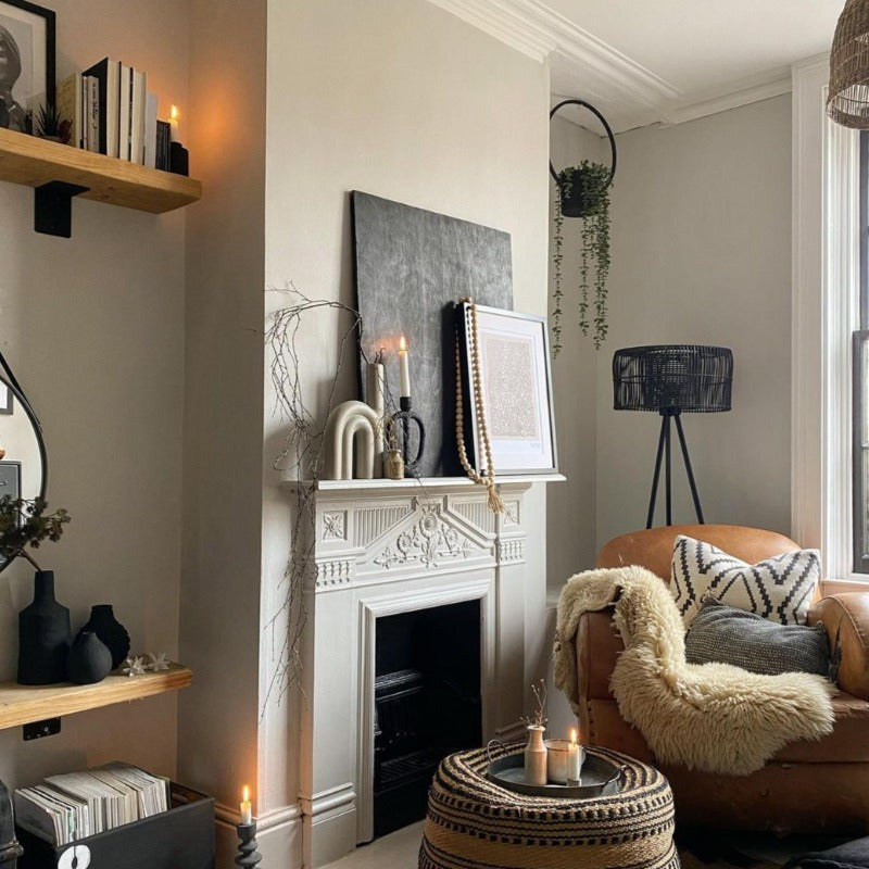 French Grey Pale 161 Little Greene living room paint colour from Paint Online