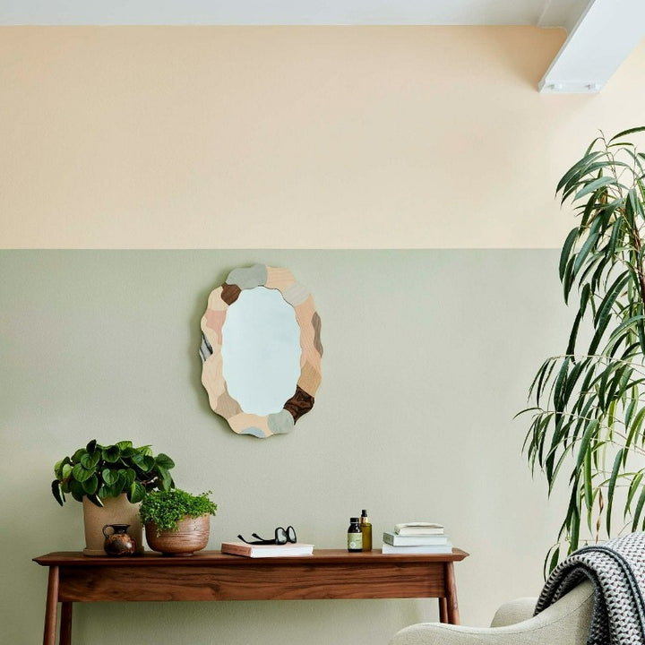 Little Greene Light Beauvais No. 323 is a beautiful soft neutral paint colour with a slight cream undertone. Neutral hallway paint colour. Buy Little Greene paint online.