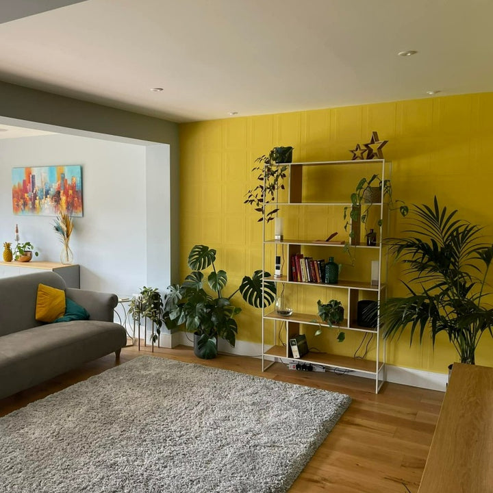 Little Greene Indian Yellow No. 335 is a a beautiful warm yellow paint colour. Buy Little Greene Indian Yellow 335 living room paint online.