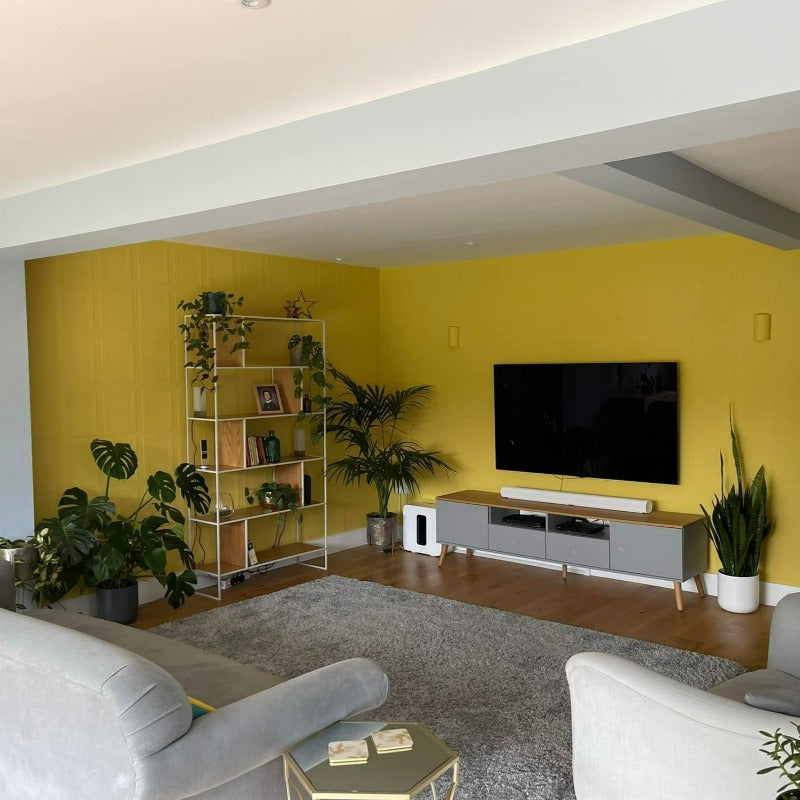 Little Greene Indian Yellow No. 335 is a a beautiful warm yellow paint colour. Buy Little Greene Indian Yellow 335 living room paint online.