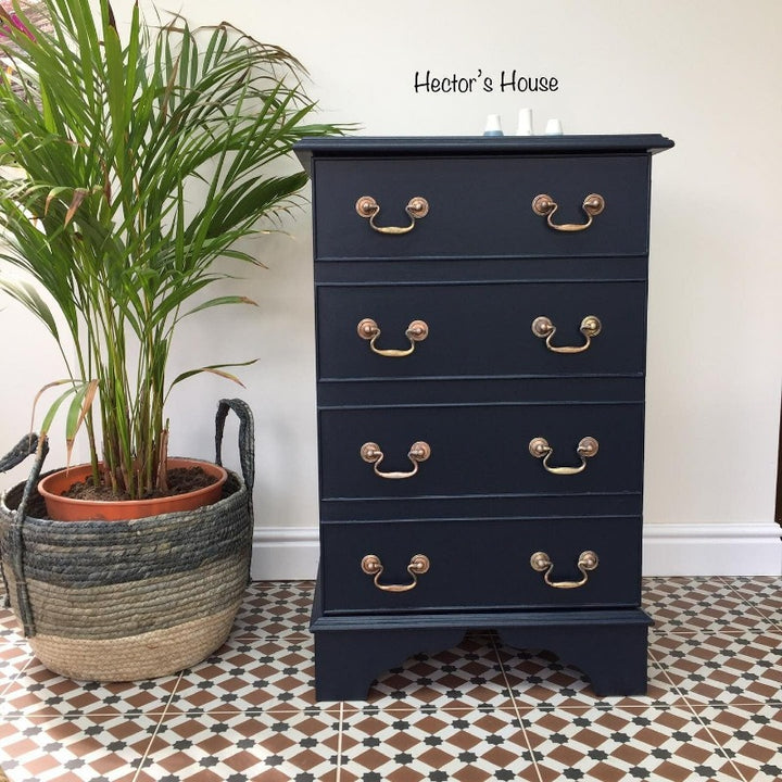 Little Greene Basalt No. 221 - look no further than this timeless blue-black paint colour to create impact in any room. Order Little Greene paint online in Ireland now.