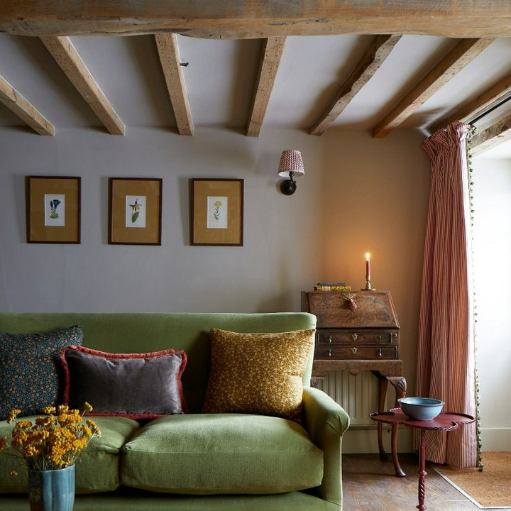 Little Greene Lute No. 317 is a warm, pale brown paint colour. Pale brown living room paint colour.Buy Little Greene paint online.