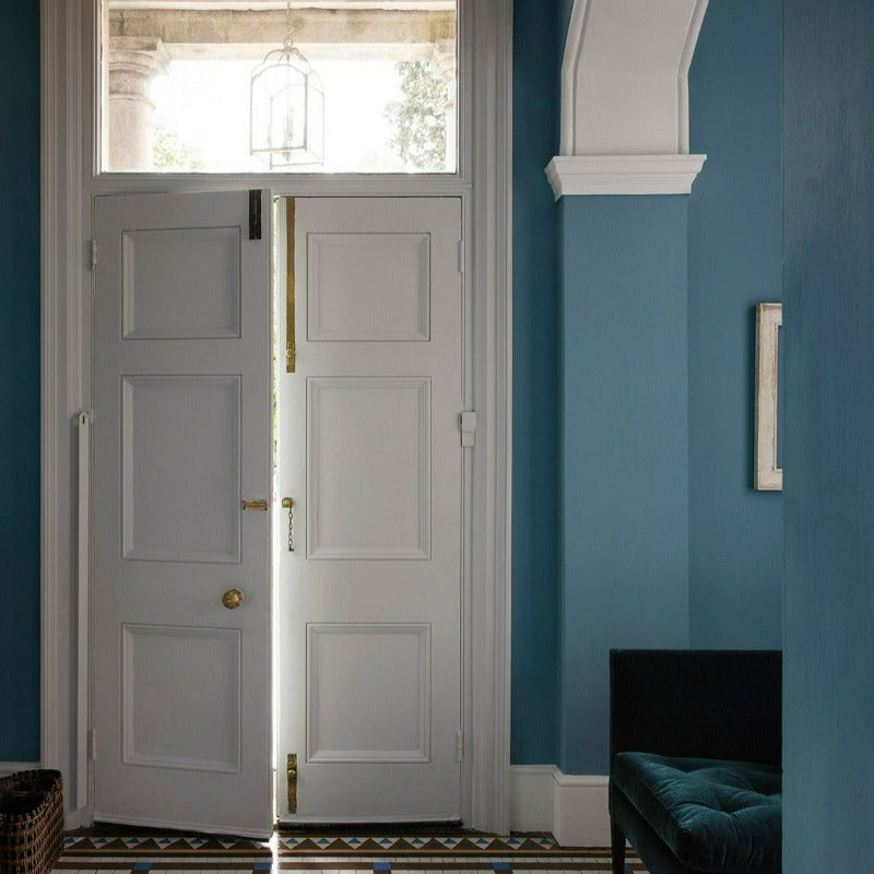Blue's Blue - Paint And Paper Library Paint Colour No. 639. Blue hallway paint colour.