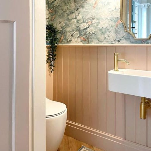 Temple Paint And Paper Library bathroom panelling paint colour from Paint Online