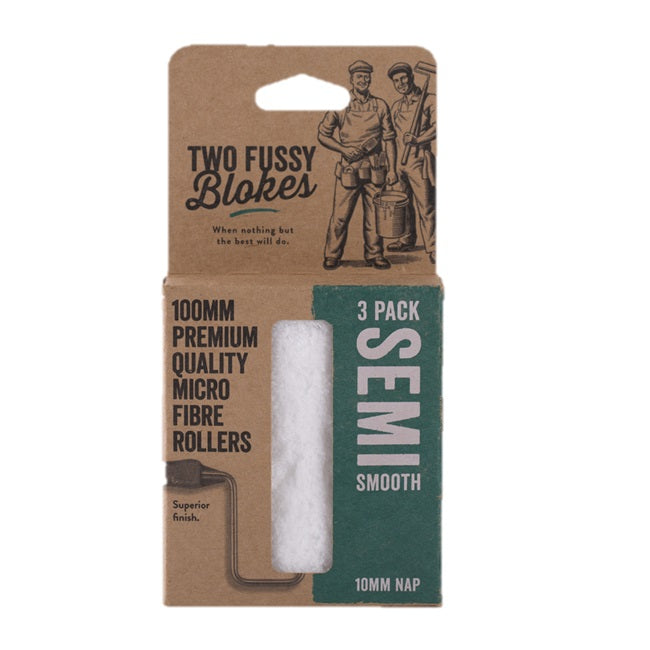 Two Fussy Blokes 4" Microfibre Semi Smooth Roller Sleeves