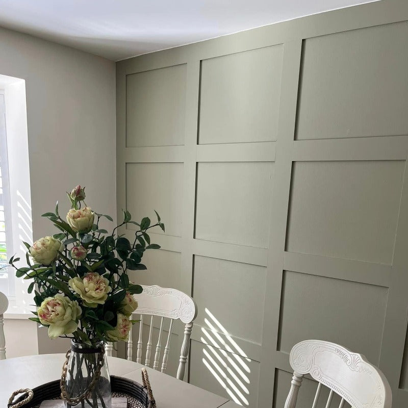 French Gray Farrow and Ball dining room paint colour from Paint Online