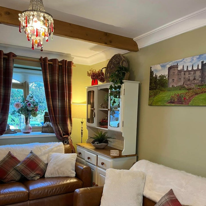 Ball Green Farrow and Ball living room paint colour from Paint Online