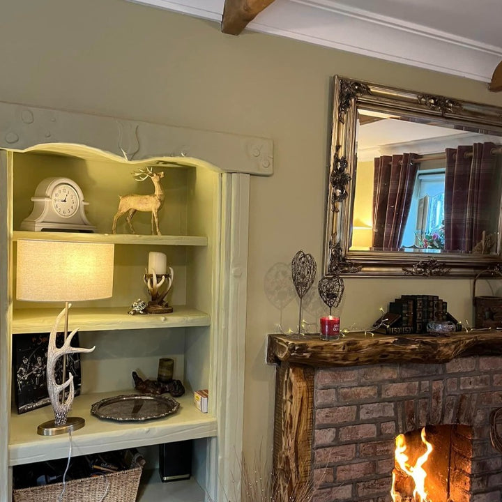 Ball Green Farrow and Ball living room paint colour from Paint Online