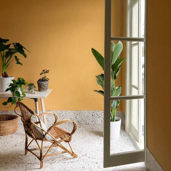 Parasol Paint And Paper Library yellow wall paint colour from Paint Online