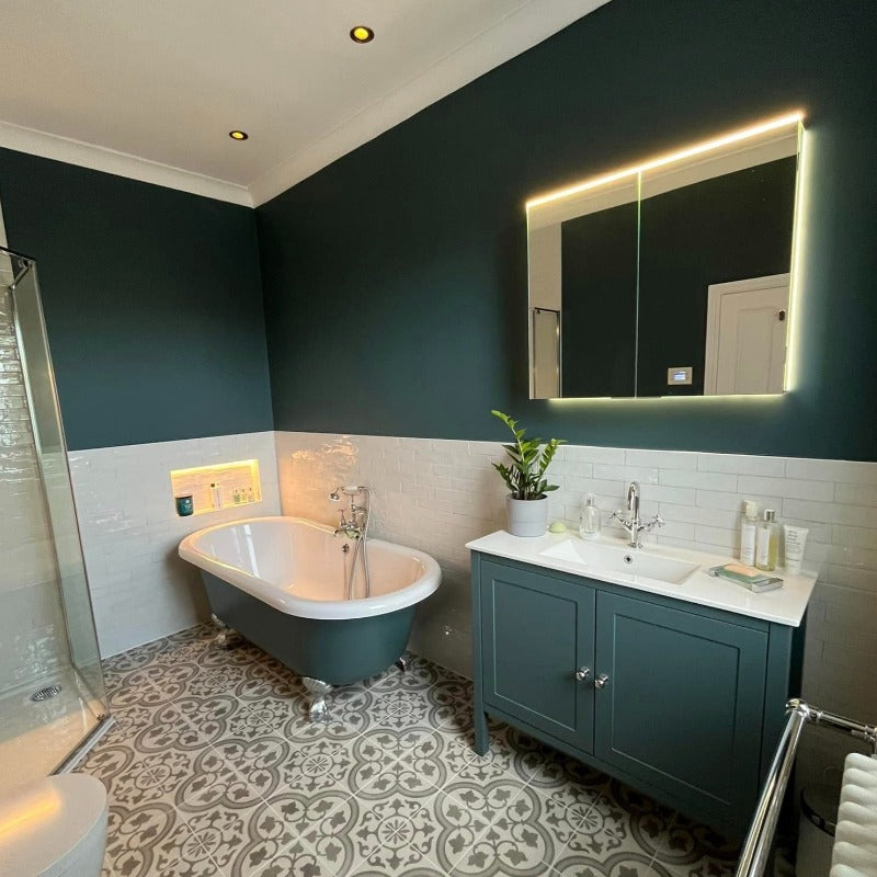 Inchyra Blue Farrow & Ball Bathroom Paint Colour from Paint Online
