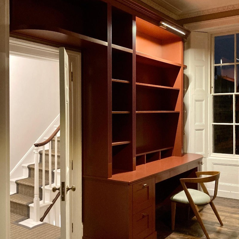 Scarlet N Rust Paint And Paper Library cabinet paint colour from Paint Online