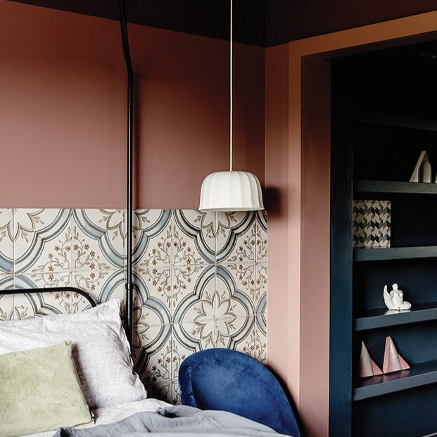 Pantone Mahogany Rose 15-1511 Fleetwood Bedroom Paint Colour by Paint Online.