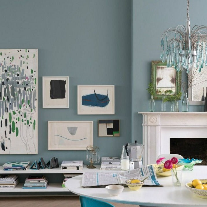 Farrow & Ball Oval Room Blue No. 85 - Living Room Paint Colour - Paint Online Ireland