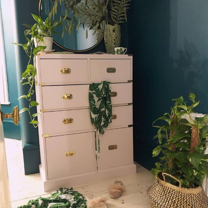 Mid Azure Green 96 Little Greene bedroom paint colour from Paint Online