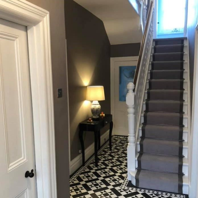 Charleston Gray by Farrow & Ball hallway paint colour from Paint Online