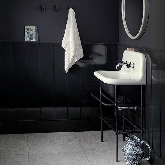 New Black Paint And Paper Library Paint Colour No. 126. Black bathroom paint colour. 