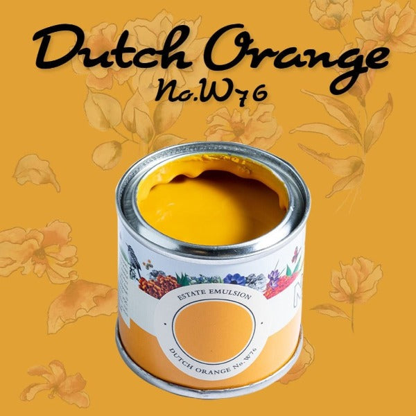 Dutch Orange Farrow & Ball 100ml sample pot tester Estate Emulsion from Paint Online
