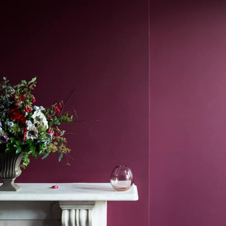 Paint & Paper Library Grenache 372 is a deep red paint colour. Grenache red living room paint colour. Buy Paint And Paper Library paint online. 