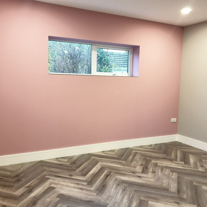 Lip Gloss from Fleetwood Paint's Popular Colours is a beautiful pink paint colour that brings a subtle delicate pink shade to any room in the home.  