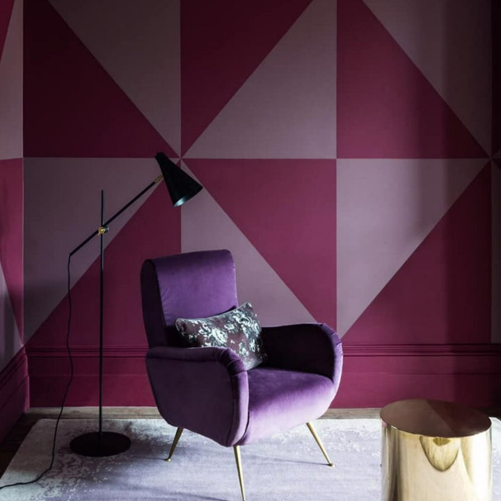 Paint & Paper Library Grenache 372 is a deep red paint colour. Grenache red living room paint colour. Buy Paint And Paper Library paint online. 