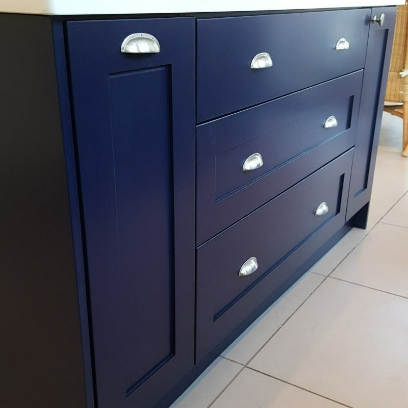 Dock Blue 252 Little Greene kitchen cabinet paint colour from Paint Online