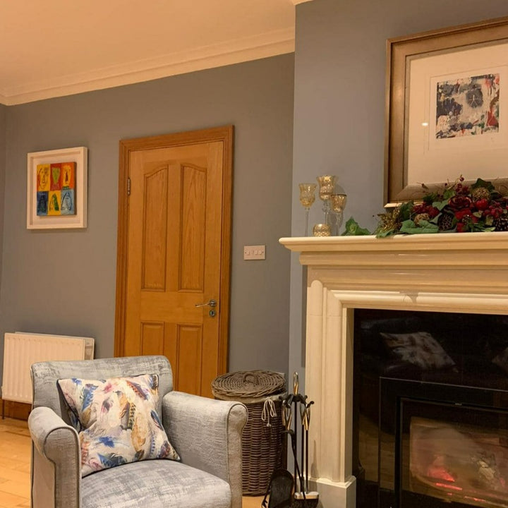 Little Greene Bone China Blue No. 107 is a dusty sky blue that's airy and calming at the same time. Order Little Greene online in Ireland.