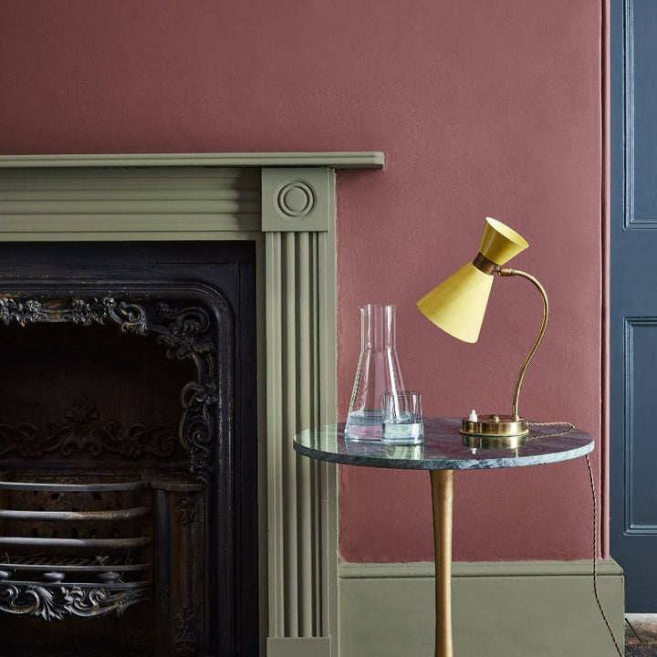 Little Greene Adventurer No. 7 is a deep red plum paint colour. Adventurer 7 living room paint colour. Order Little Greene paint online in Ireland.