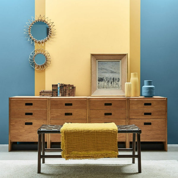 Little Greene Carys No. 148 is a warm yellow cream paint colour. Yellow wall paint colour. Buy Little Greene Carys paint online.