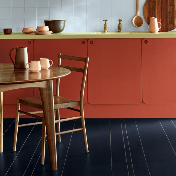 Drummond 16 Little Greene Paint Company Paint Colour. Red kitchen cabinet paint colour. Buy Little Greene paint online.