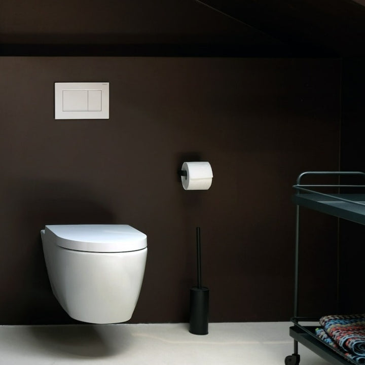 Little Greene Purple Brown No. 8 is a dark purple brown paint colour. Purple brown bathroom paint colour. Buy Little Greene paint online.