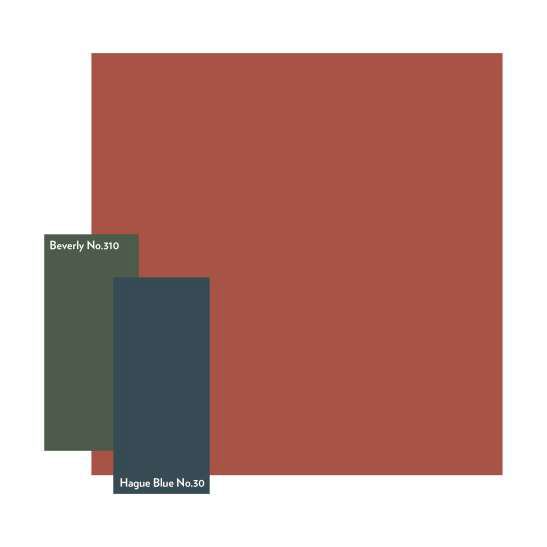 Bamboozle No. 304 from Farrow & Ball is a beautiful red paint colour. New red Farrow & Ball paint colour. Buy Farrow & Ball paint online.